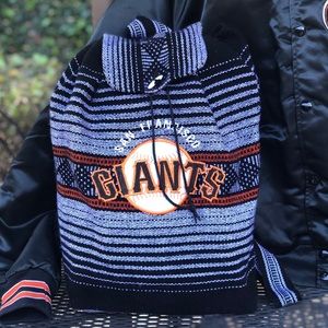 BOHO SF Giants Woven Backpack
